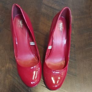 Red Patent Leather Pumps
